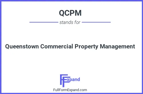 Full form of QCPM