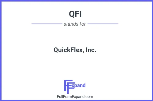Full form of QFI