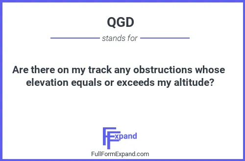 Full form of QGD