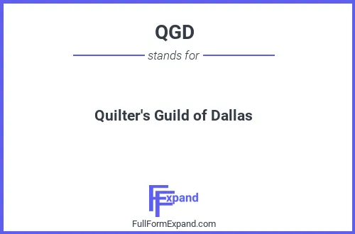 Full form of QGD