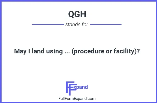 Full form of QGH