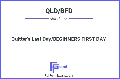 Full form of QLD/BFD