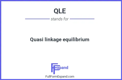 Full form of QLE
