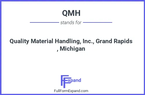 Full form of QMH