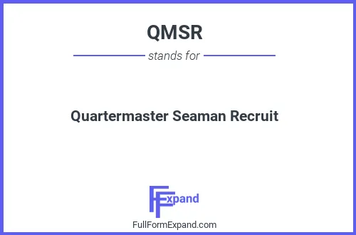 Full form of QMSR