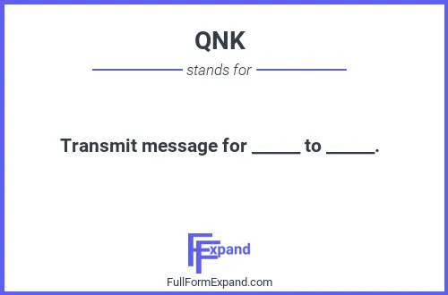 Full form of QNK