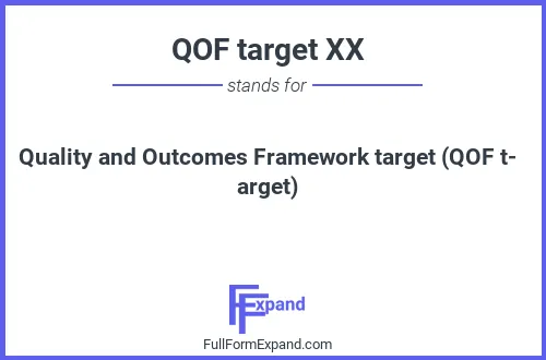 Full form of QOF target XX