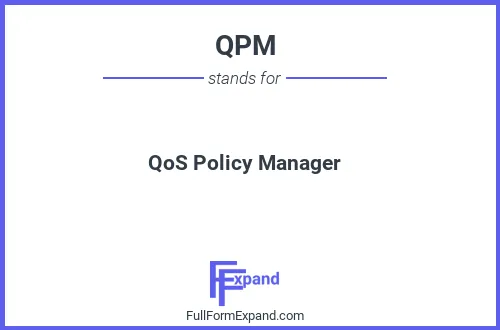 Full form of QPM