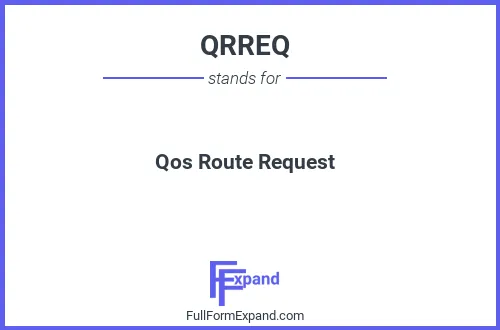 Full form of QRREQ