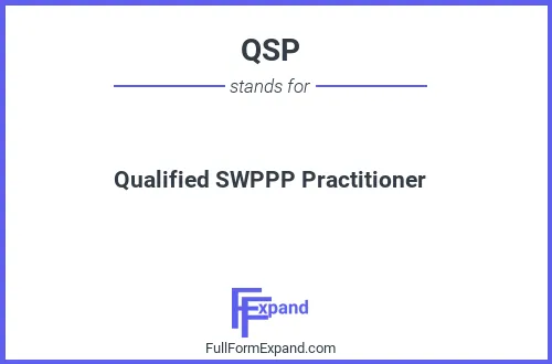 Full form of QSP