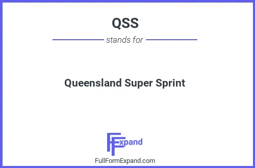 Full form of QSS