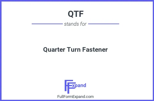 Full form of QTF