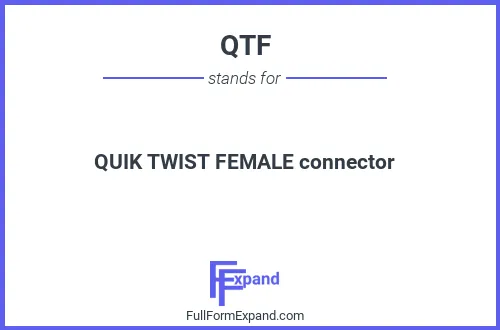 Full form of QTF