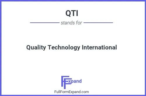 Full form of QTI