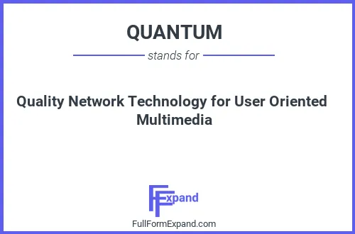 Full form of QUANTUM