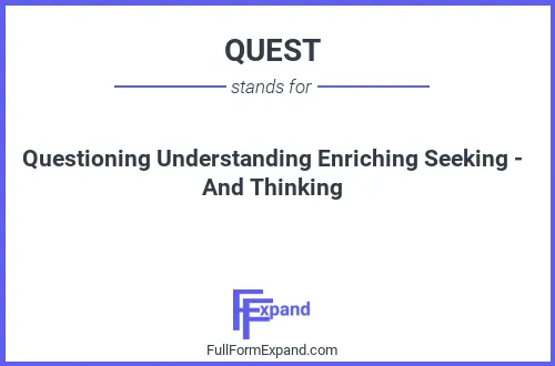 Full form of QUEST