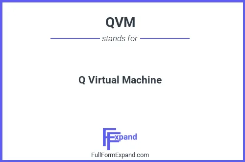 Full form of QVM