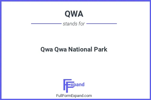 Full form of QWA