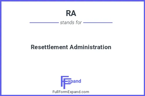 Full form of RA