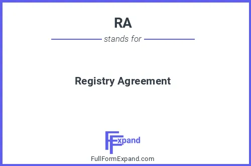Full form of RA