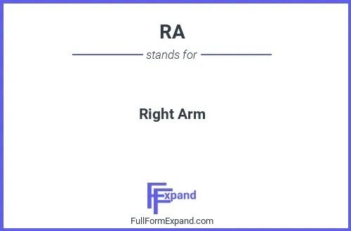 Full form of RA