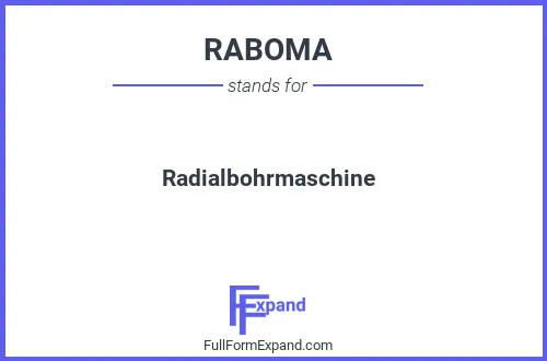 Full form of RABOMA