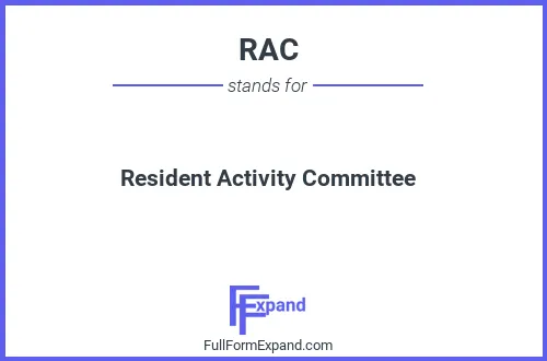 Full form of RAC