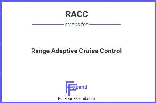Full form of RACC