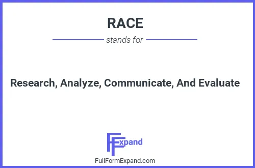 Full form of RACE