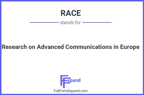 Full form of RACE