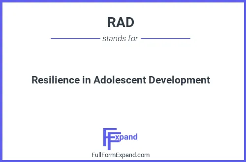 Full form of RAD