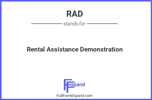 Full form of RAD