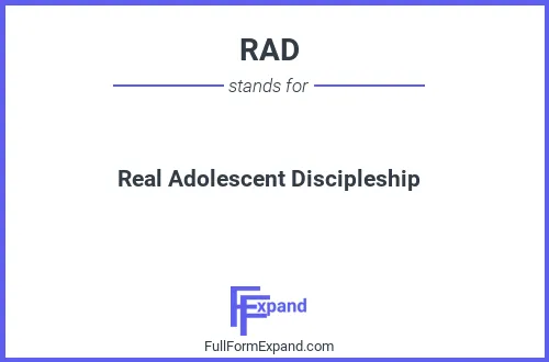 Full form of RAD
