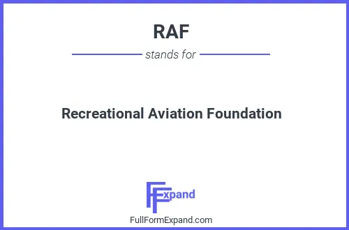Full form of RAF