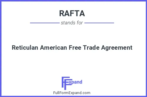 Full form of RAFTA