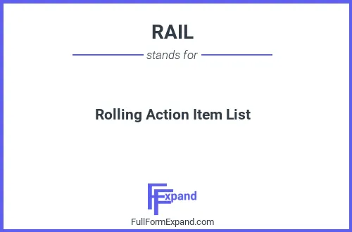 Full form of RAIL