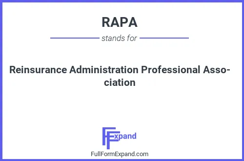 Full form of RAPA