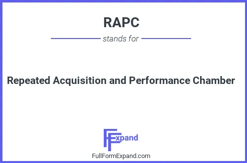 Full form of RAPC