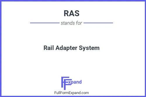 Full form of RAS