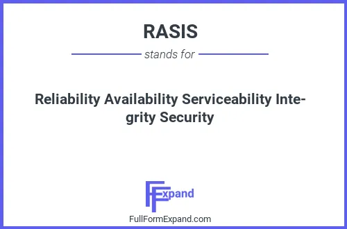 Full form of RASIS