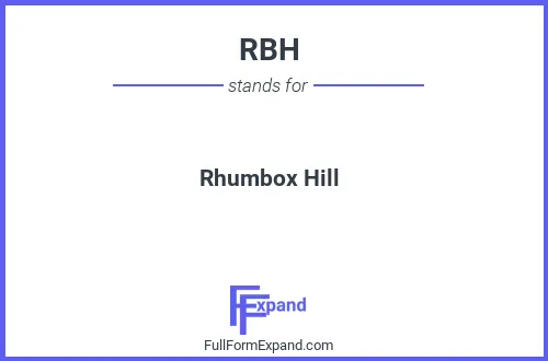 Full form of RBH