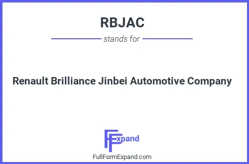 Full form of RBJAC