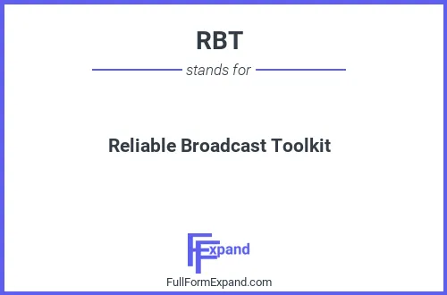 Full form of RBT