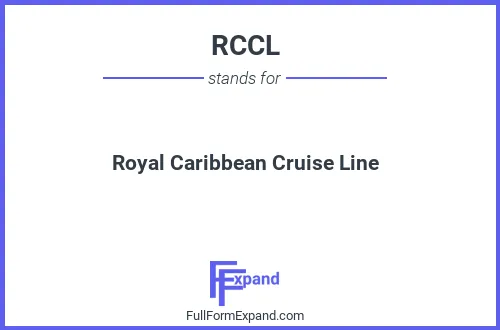 Full form of RCCL