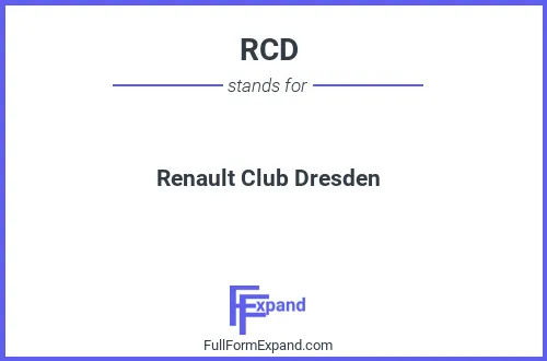 Full form of RCD