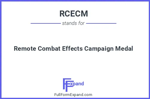 Full form of RCECM