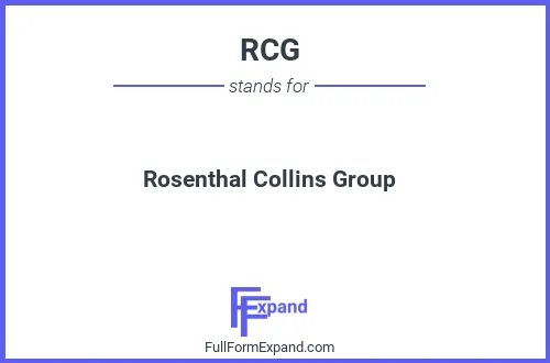 Full form of RCG