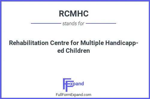 Full form of RCMHC