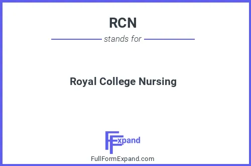 Full form of RCN