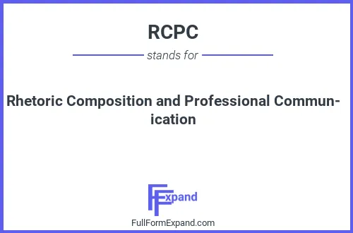 Full form of RCPC